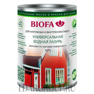 5075 BIOFA Универсальная водная лазурь для наружных и внутренних работ